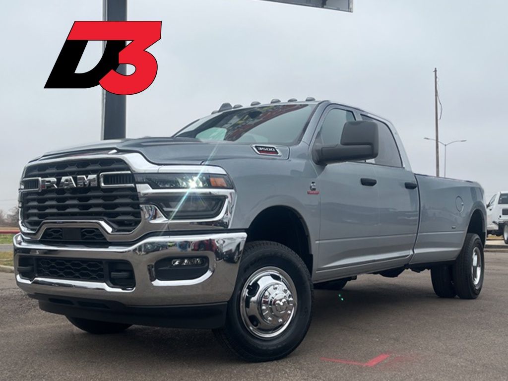 Silver Zynith 2026 RAM 3500 Tradesman Crew Cab LB DRW 4WD Pickup Truck Four-Wheel Drive 8-Speed Automatic