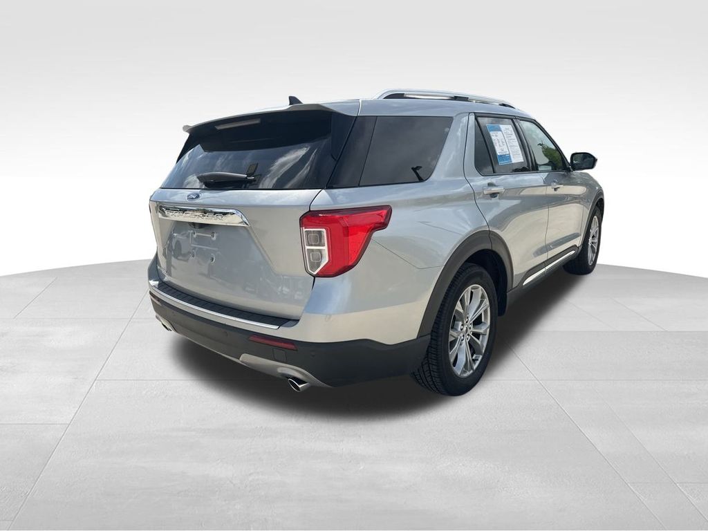 2023 Iconic Silver Metallic Ford Explorer Limited RWD SUV