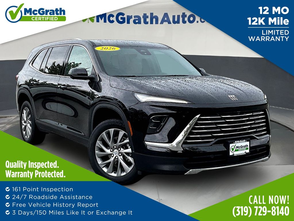 Black (Ebony Twilight Metallic) 2026 Buick Enclave SUV / Crossover Four-Wheel Drive 8-Speed Automatic
