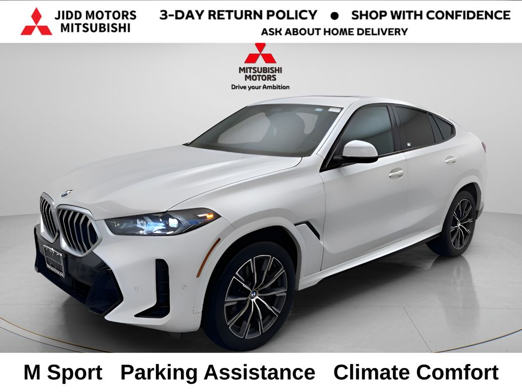 White Metallic 2025 BMW X6 SUV / Crossover All-Wheel Drive 8-Speed Automatic