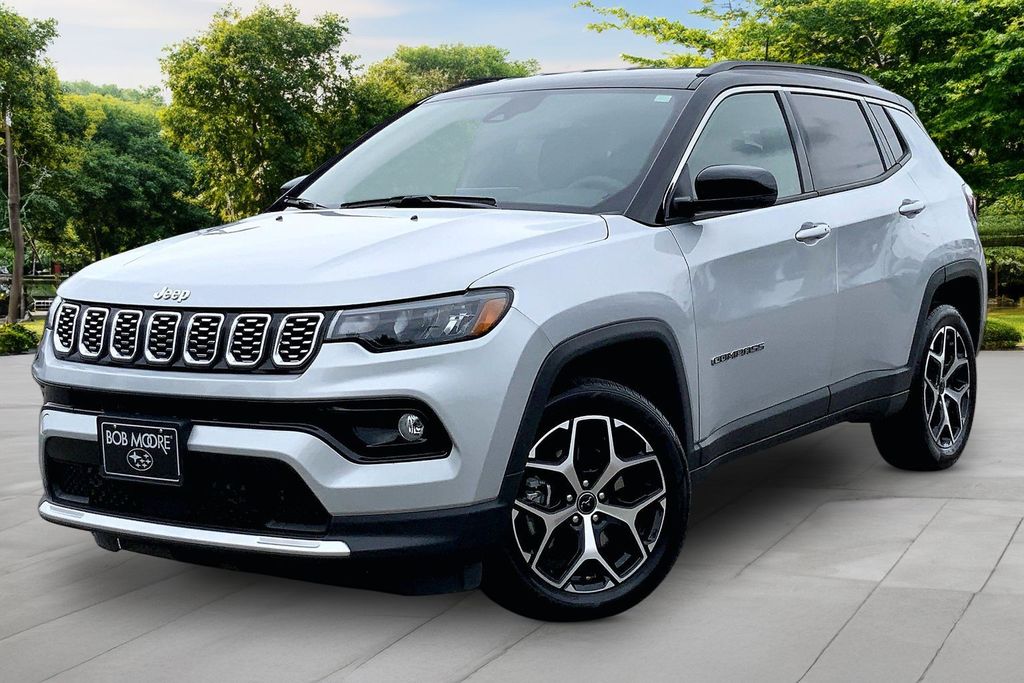 Silver Zynith Metallic Clearcoat 2025 Jeep Compass Limited 4WD SUV / Crossover Four-Wheel Drive 8-Speed Automatic