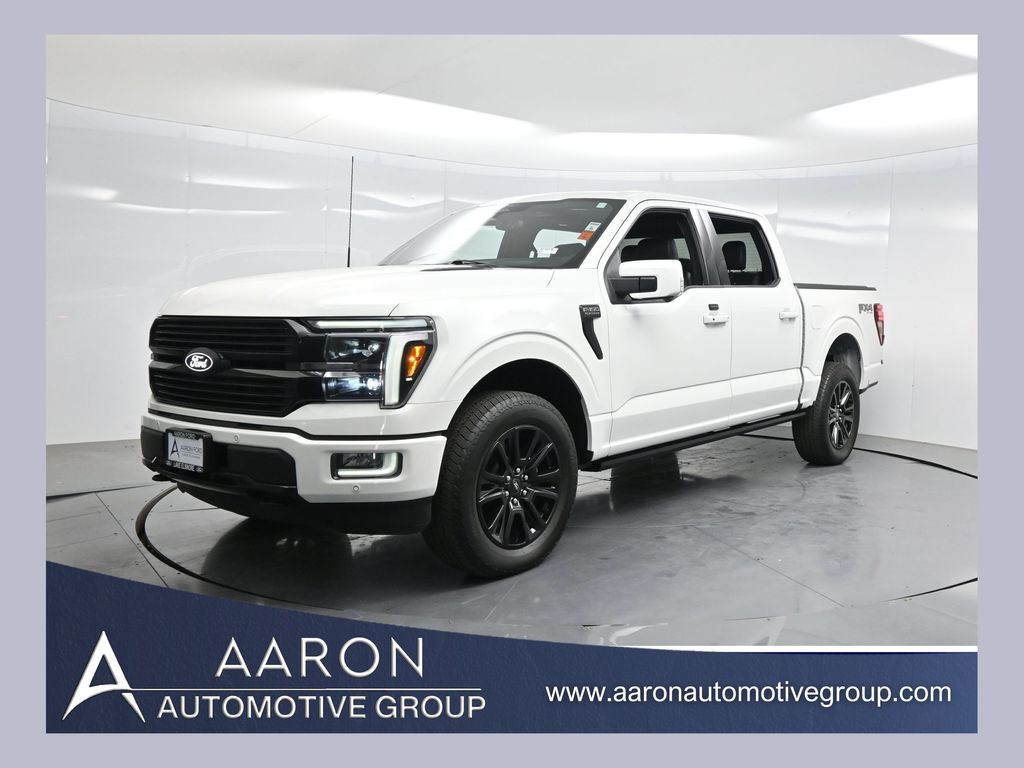 White Metallic 2025 Ford F-150 Pickup Truck Four-Wheel Drive Automatic