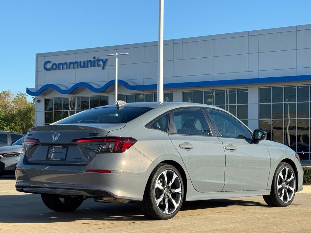 2026 Honda Civic Hybrid Sport Touring Gray at Community Honda