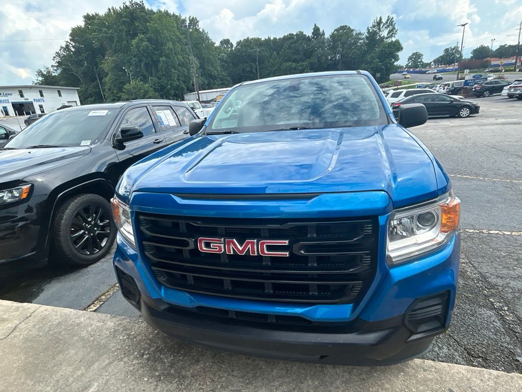 Dynamic Blue Metallic 2021 GMC Canyon Pickup Truck 4X2 8-Speed Automatic