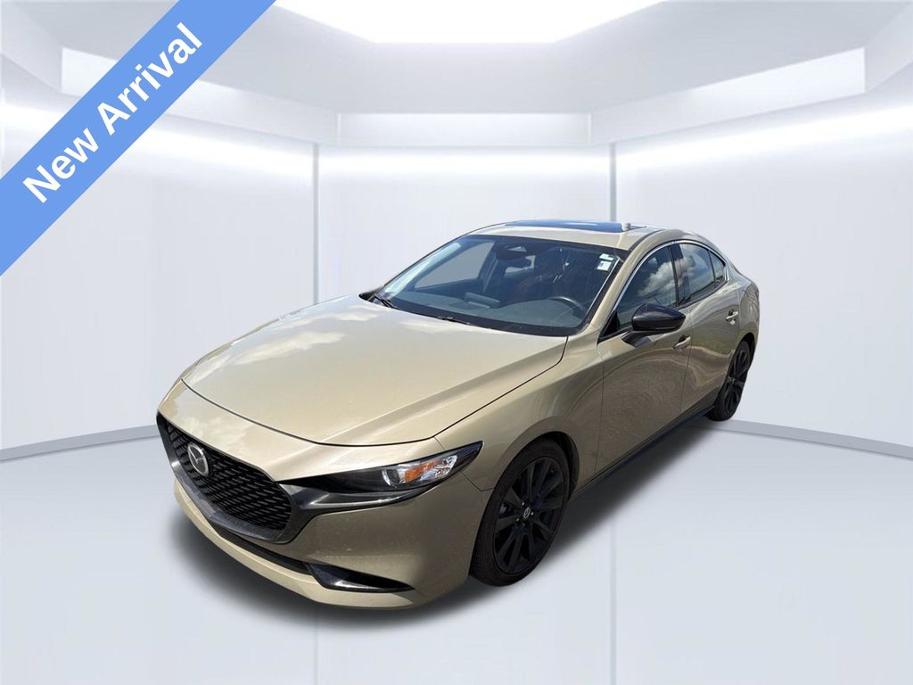 Zircon Sand Metallic 2024 Mazda MAZDA3 Sedan All-Wheel Drive 6-Speed Automatic