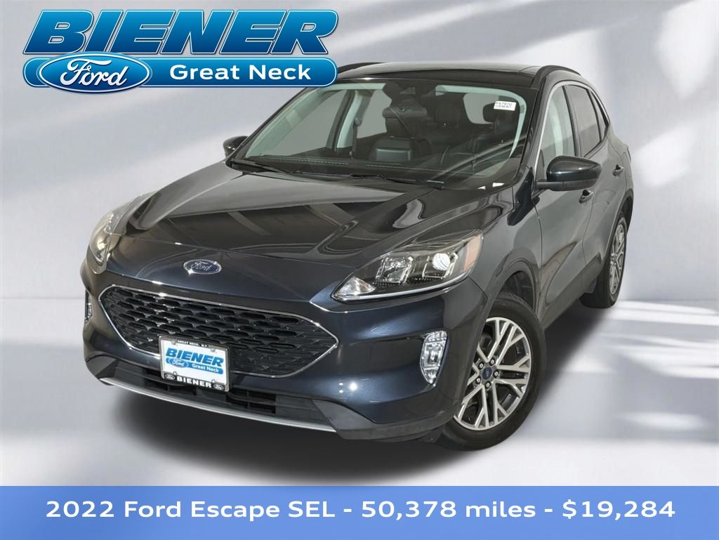 Blue Metallic 2022 Ford Escape SUV / Crossover All-Wheel Drive 8-Speed Automatic