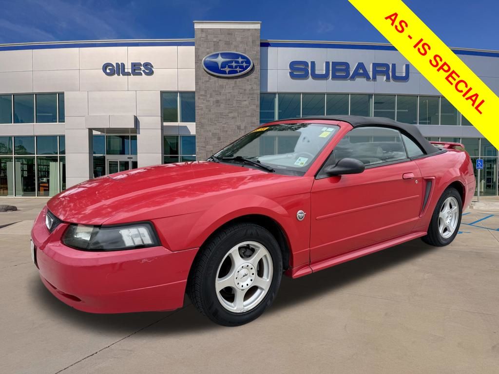 Torch Red 2004 Ford Mustang Coupe 4-Speed Automatic Overdrive
