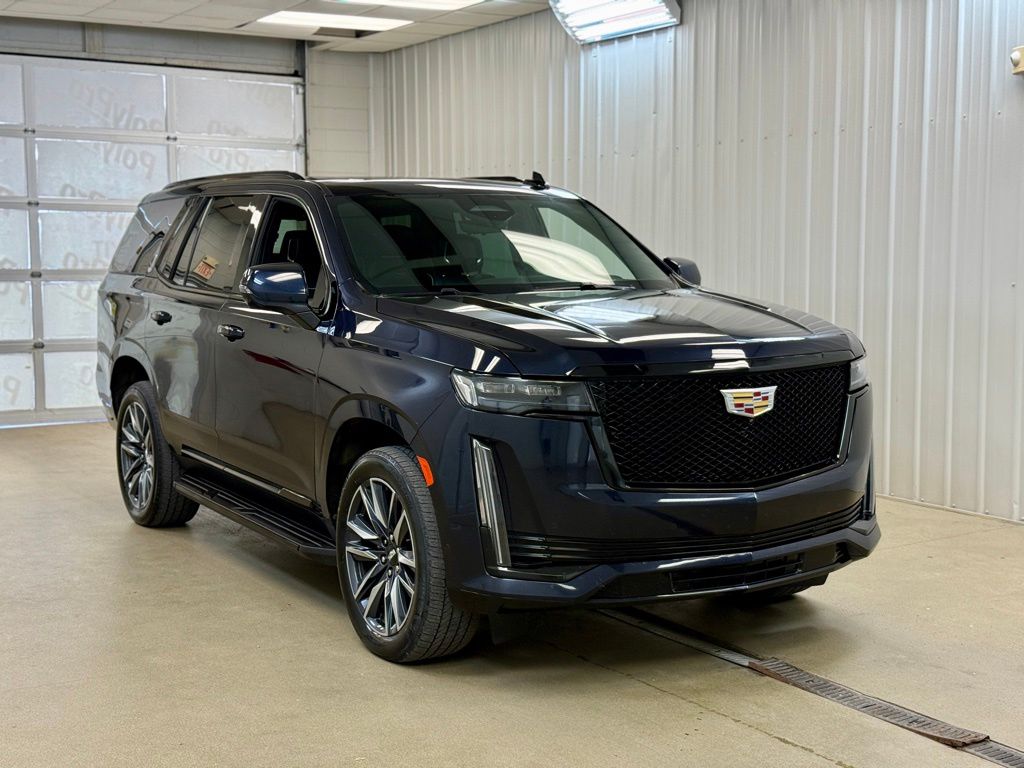 Dark Moon Blue Metallic 2023 Cadillac Escalade SUV / Crossover Four-Wheel Drive Automatic