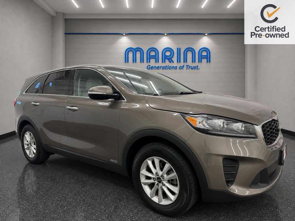 Dragon Brown 2019 Kia Sorento SUV / Crossover All-Wheel Drive 6-Speed Automatic