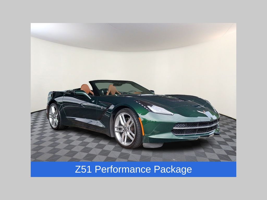 Green Metallic 2014 Chevrolet Corvette Convertible Rear-Wheel Drive 6-Speed Automatic