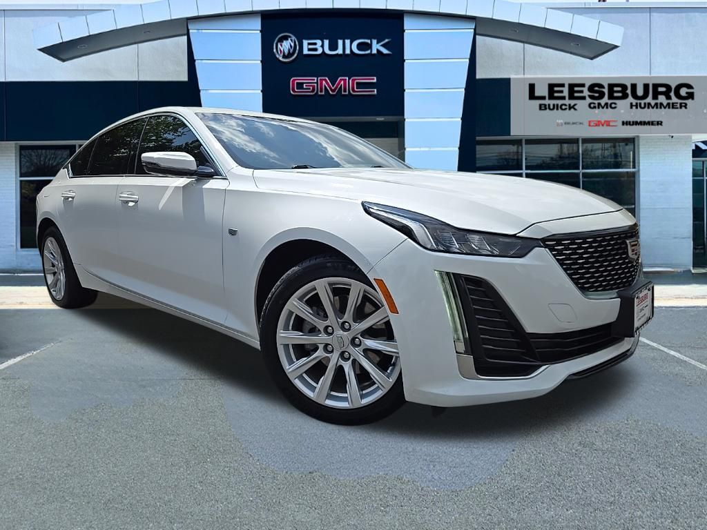 Summit White 2023 Cadillac CT5 Sedan All-Wheel Drive Automatic