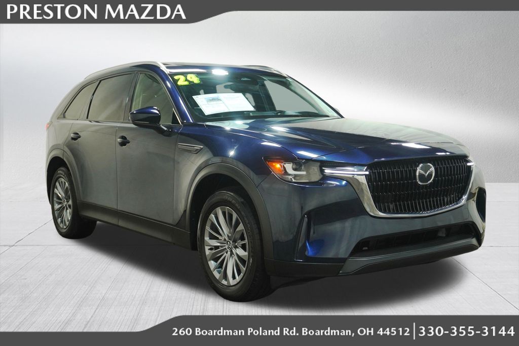 Deep Crystal Blue Mica 2024 Mazda CX-90 SUV / Crossover All-Wheel Drive 8-Speed Automatic