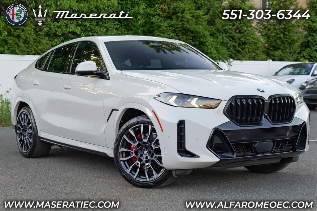 Alpine White 2024 BMW X6 xDrive40i AWD SUV / Crossover All-Wheel Drive 8-Speed Automatic