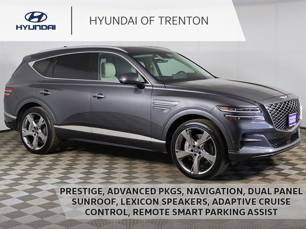 Himalayan Gray 2023 Genesis GV80 2.5T Advanced AWD SUV / Crossover 8-Speed Automatic