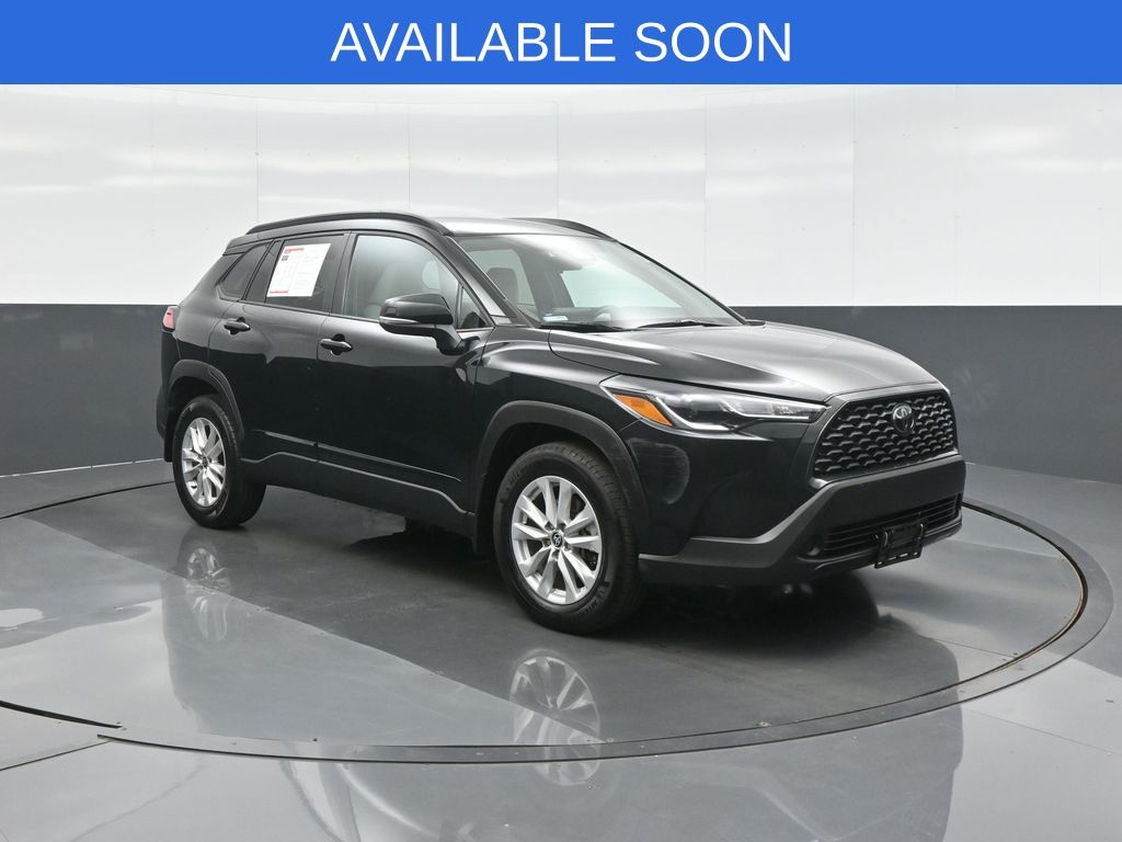 Jet Black 2023 Toyota Corolla Cross LE FWD SUV / Crossover Front-Wheel Drive Continuously Variable Transmission