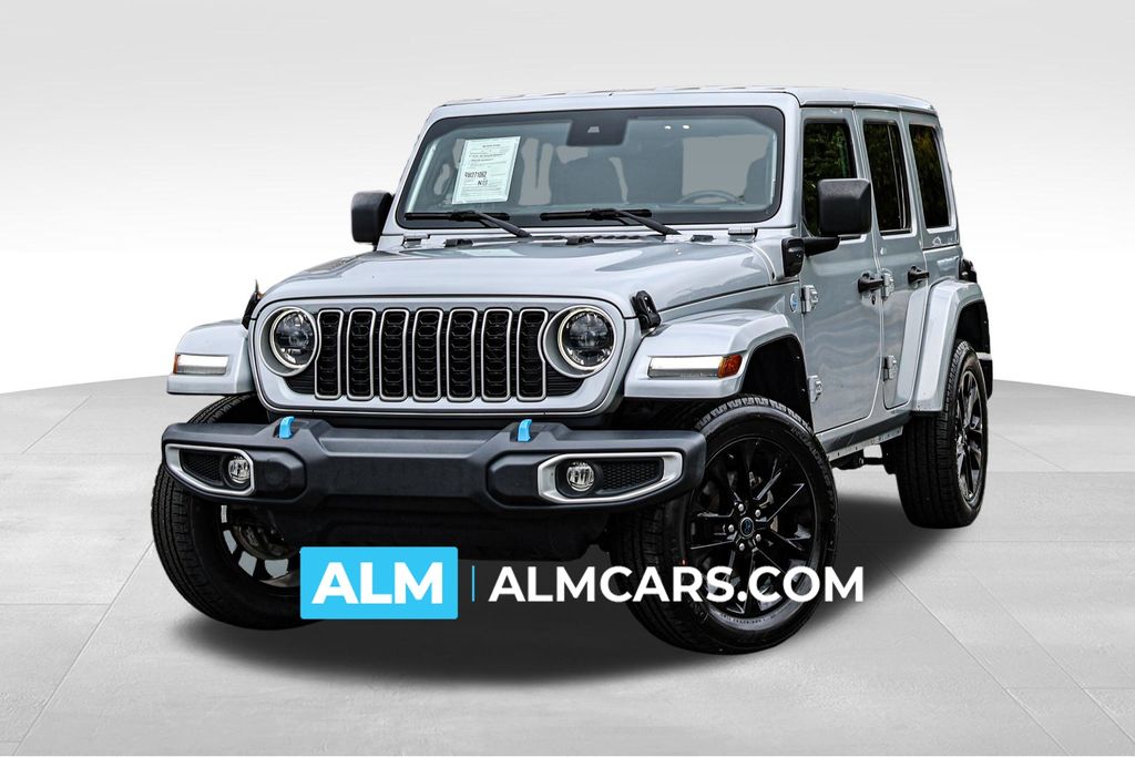 Silver Zynith Clearcoat 2024 Jeep Wrangler 4xe SUV / Crossover Four-Wheel Drive 8-Speed Automatic