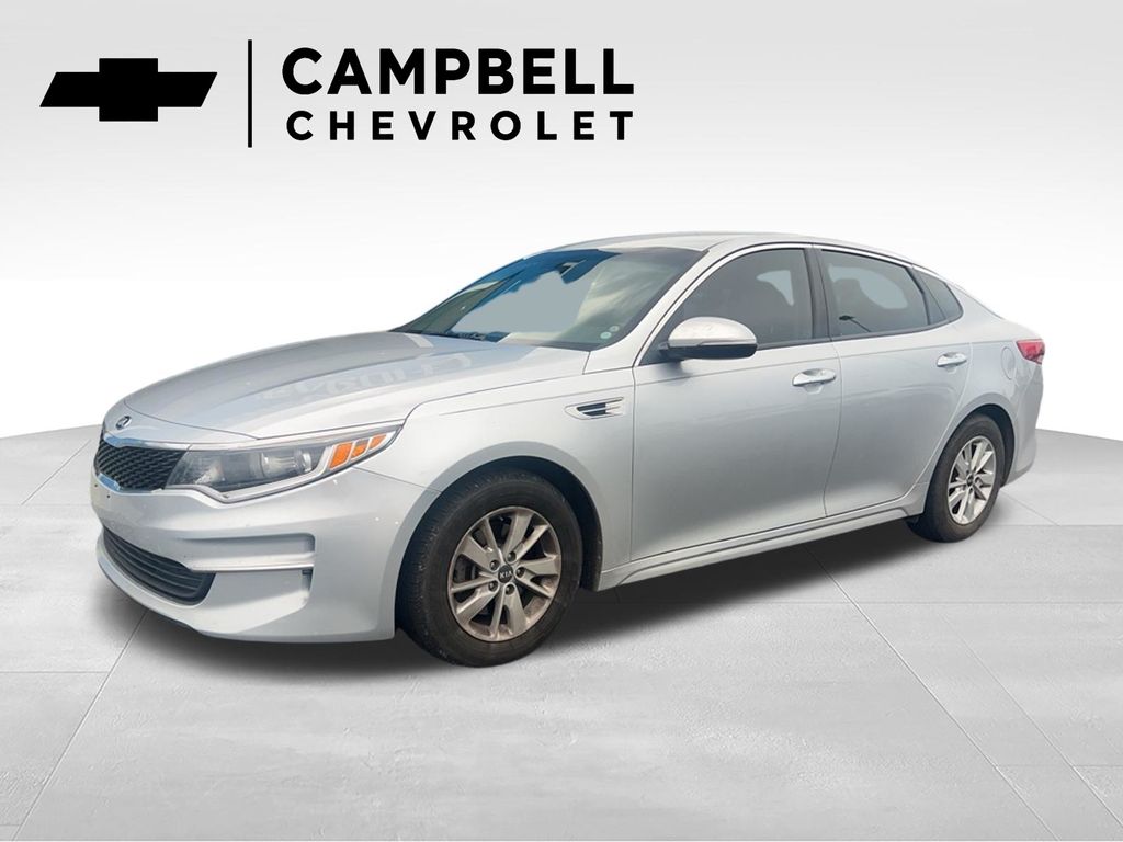 Sparkling Silver 2016 Kia Optima LX Sedan Front-Wheel Drive 6-Speed Automatic