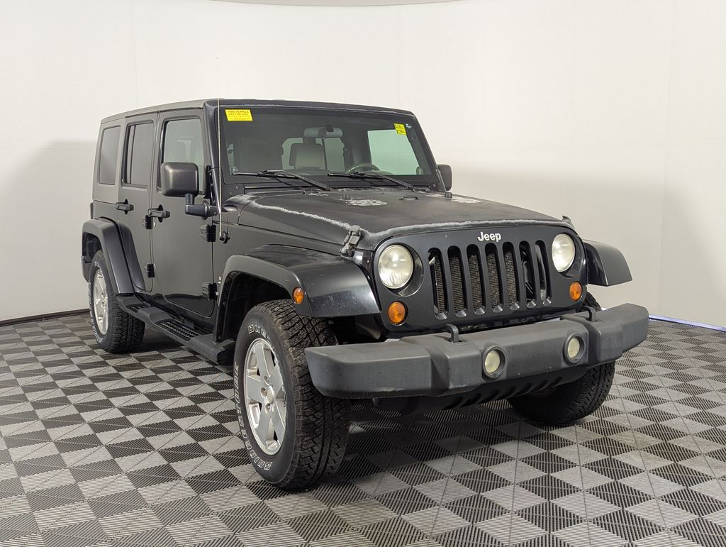 2007 Black Jeep Wrangler Unlimited Sahara 4X4 SUV