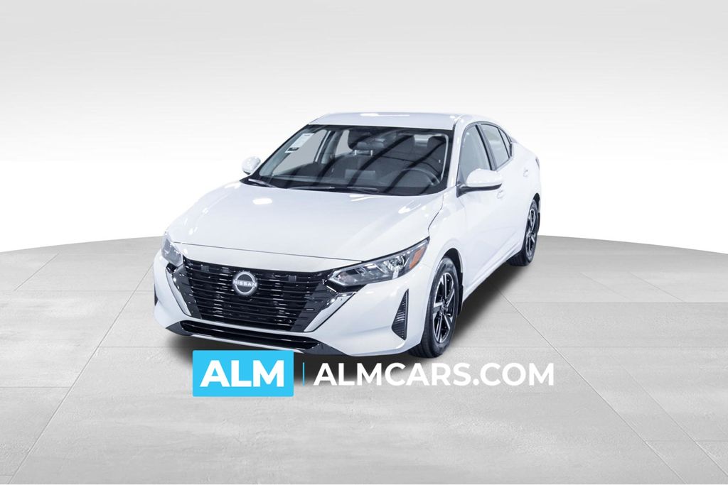 White (Fresh Powder) 2025 Nissan Sentra SV FWD Sedan Front-Wheel Drive Continuously Variable Transmission