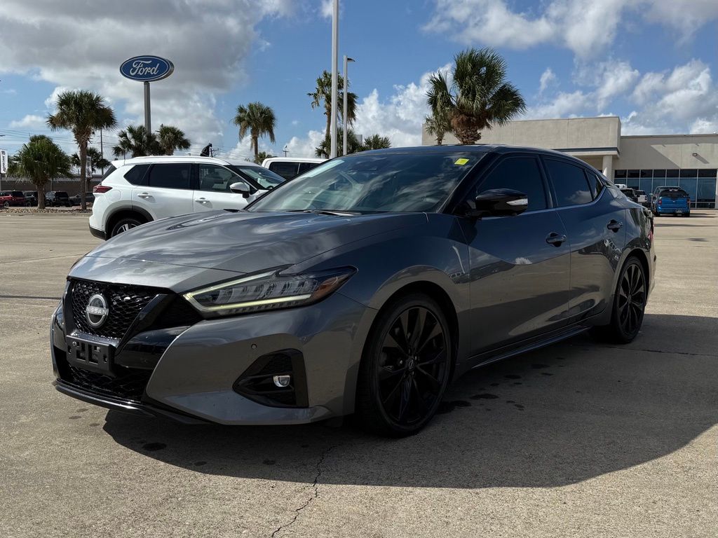 Gray (Gun Metallic) 2023 Nissan Maxima Sedan Front-Wheel Drive Continuously Variable Transmission