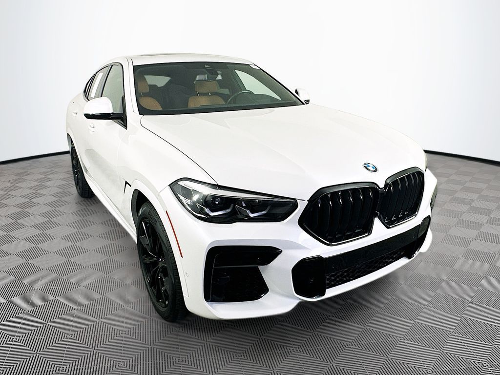 White 2023 BMW X6 SUV / Crossover All-Wheel Drive 8-Speed Automatic