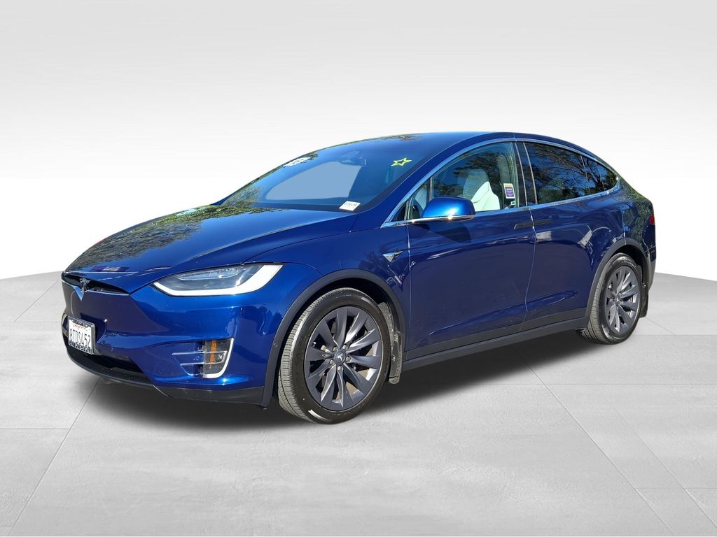 Deep Blue Metallic 2018 Tesla Model X 100D AWD SUV / Crossover All-Wheel Drive 1-Speed Automatic