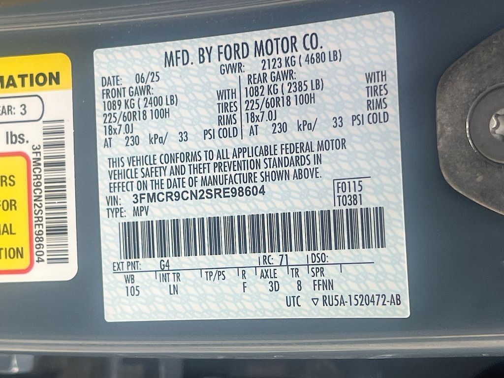Used 2025 Gray Ford Outer Banks image 33