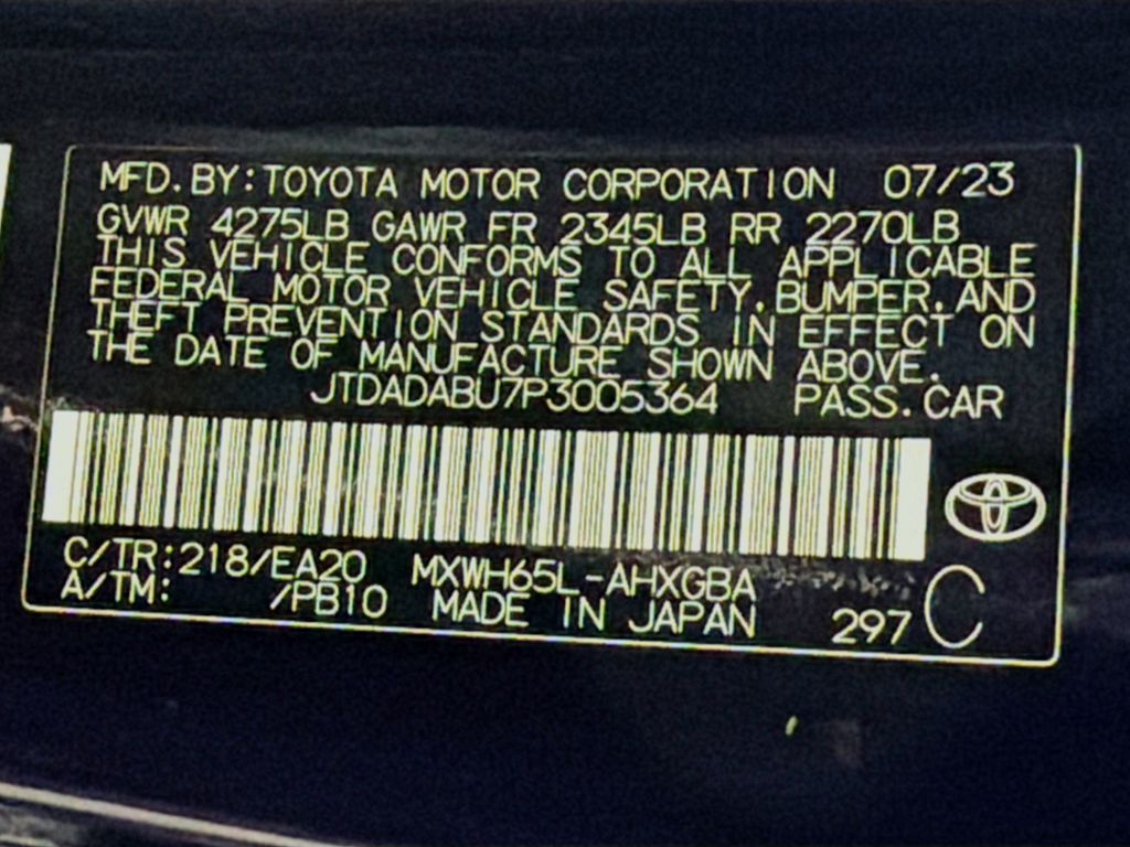 Used 2023 Toyota Prius Hatchback