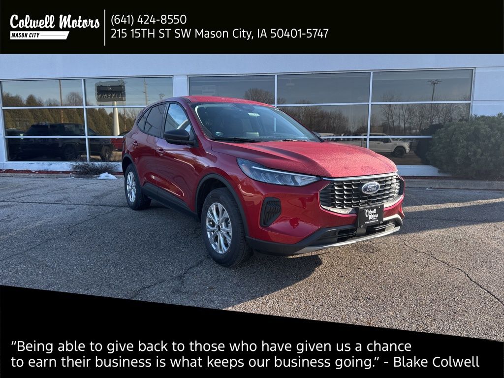 Rapid Red Metallic Tinted Clearcoat 2026 Ford Escape SUV / Crossover All-Wheel Drive 8-Speed Automatic