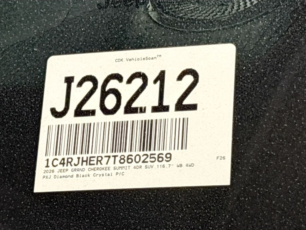 2026 Jeep Grand Cherokee Summit