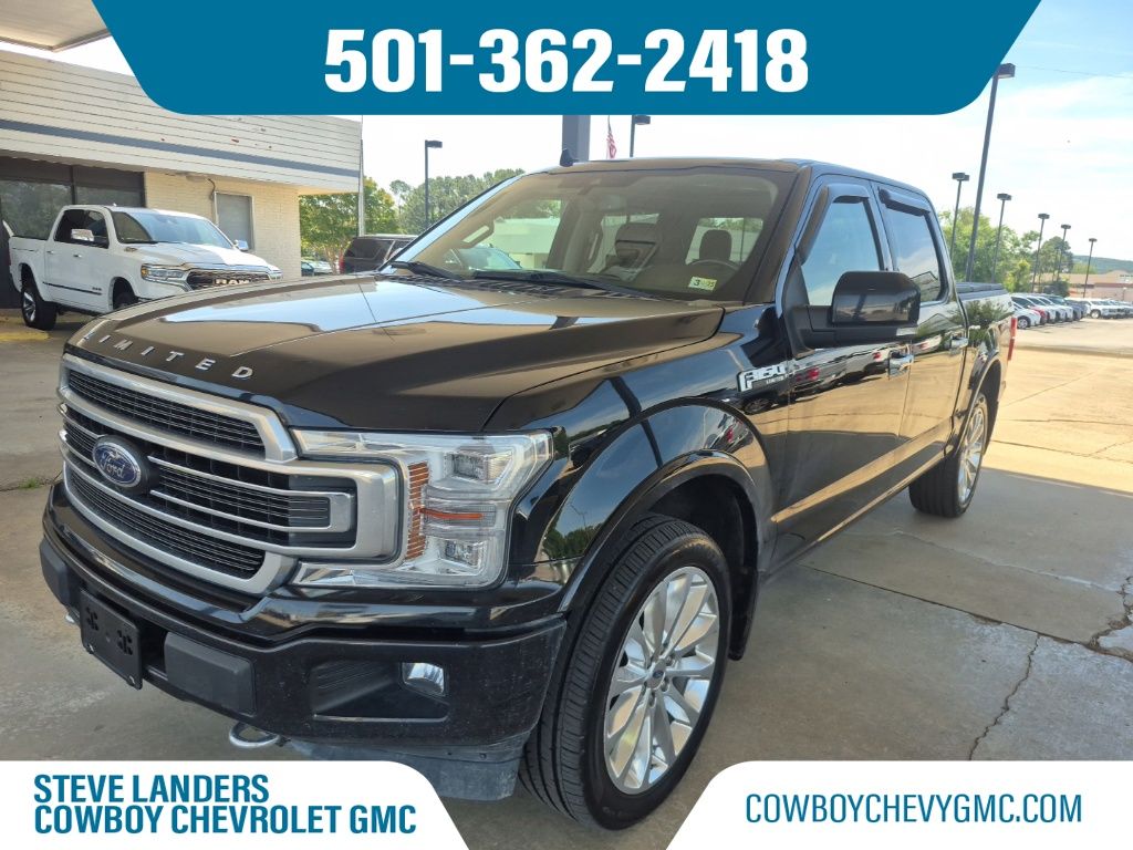 Black Metallic 2020 Ford F-150 Limited SuperCrew 4WD Pickup Truck Four-Wheel Drive Automatic