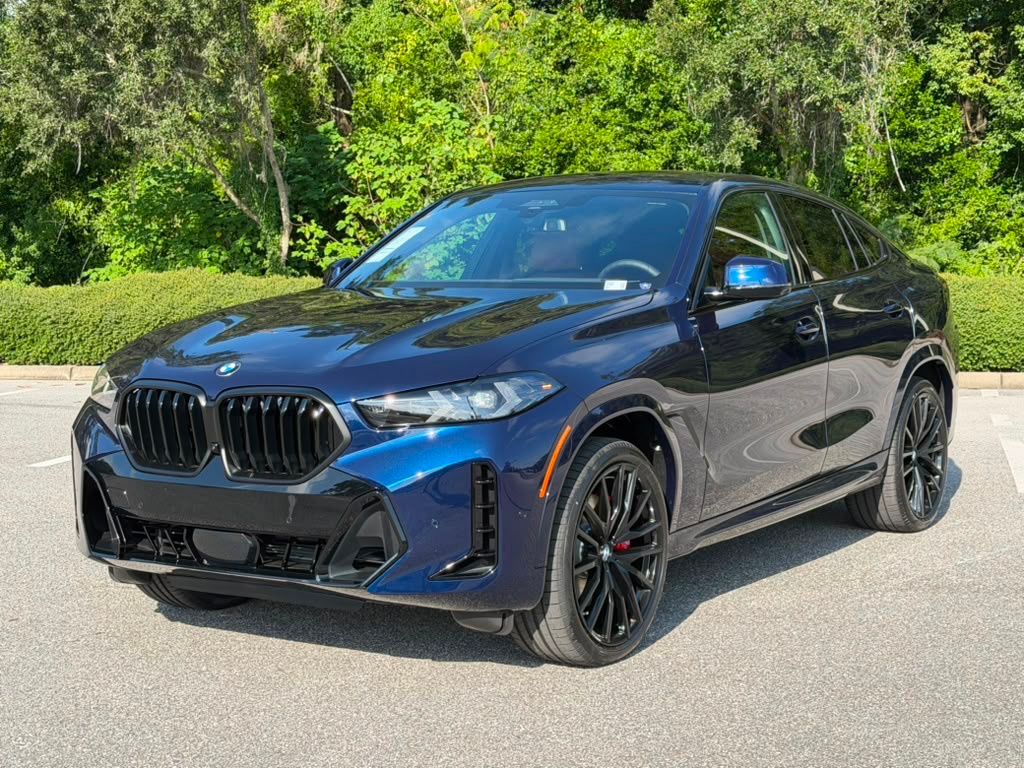 Blue 2027 BMW X6 SUV / Crossover All-Wheel Drive 8-Speed Automatic