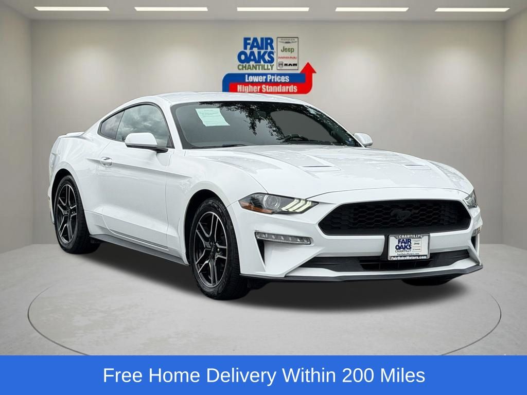 Oxford White 2019 Ford Mustang Coupe Rear-Wheel Drive Automatic