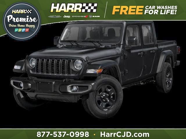 Black Clearcoat 2026 Jeep Gladiator Sport Crew Cab 4WD Pickup Truck Four-Wheel Drive 8-Speed Automatic