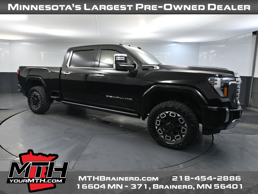 Onyx Black 2024 GMC Sierra 3500HD Pickup Truck Four-Wheel Drive Automatic