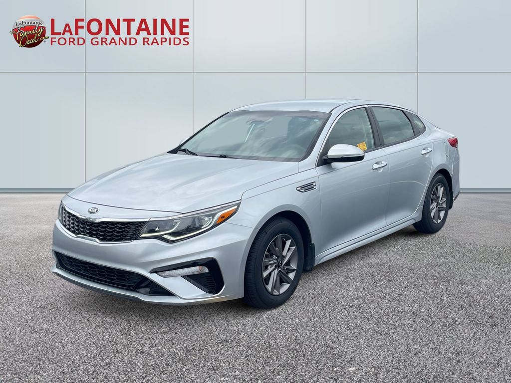 Sparkling Silver 2020 Kia Optima Sedan Front-Wheel Drive 6-Speed Automatic