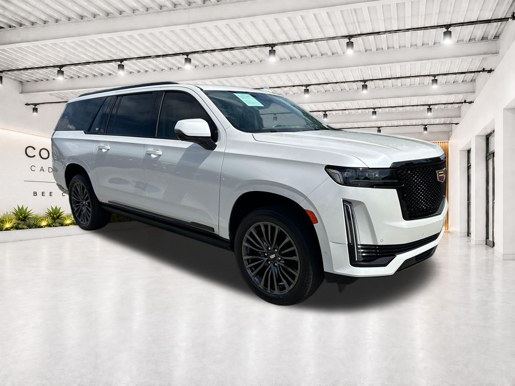 Crystal White 2024 Cadillac Escalade ESV SUV / Crossover Four-Wheel Drive Automatic