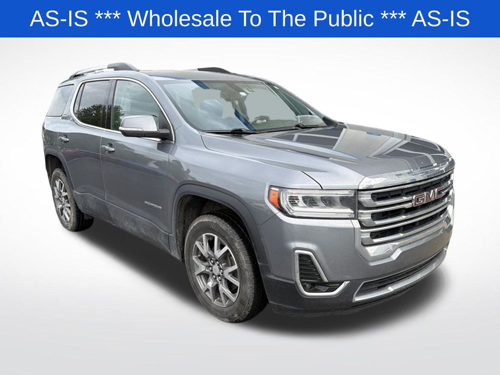 Gray (Satin Steel Metallic) 2020 GMC Acadia SUV / Crossover Front-Wheel Drive 9-Speed Automatic