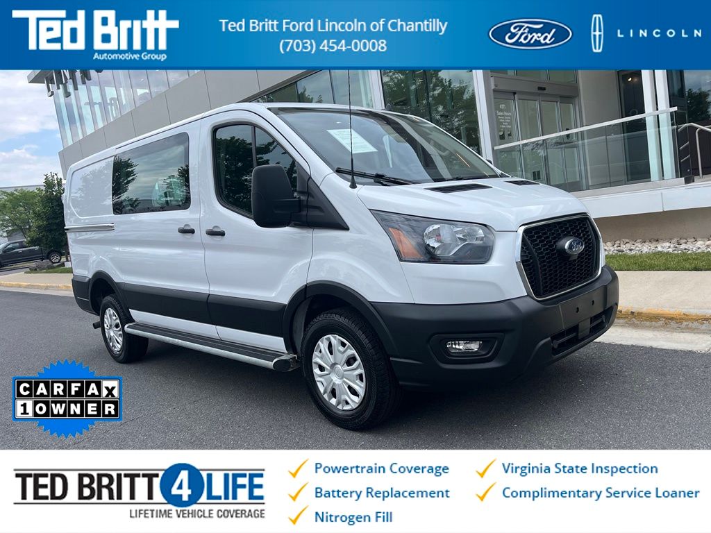 Oxford White 2025 Ford Transit Cargo Van Rear-Wheel Drive 10-Speed Automatic