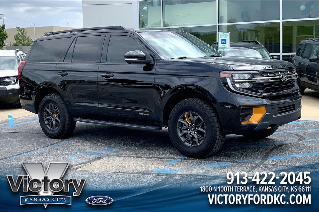 Agate Black Metallic 2025 Ford Expedition Tremor 4WD SUV / Crossover Four-Wheel Drive Automatic