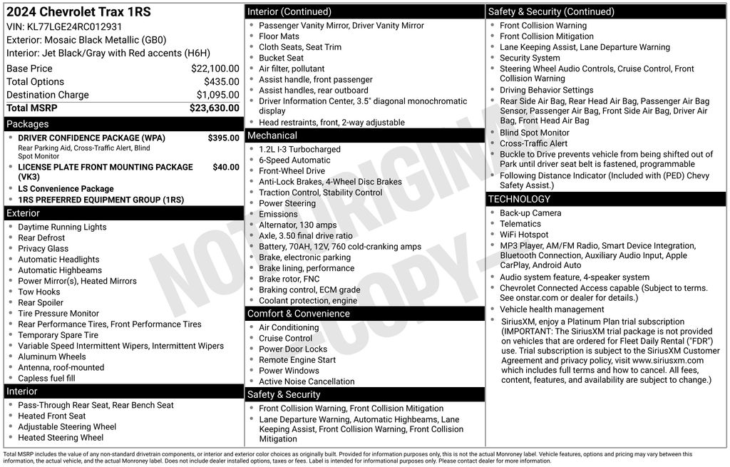 Used 2024 Chevrolet Trax SUV