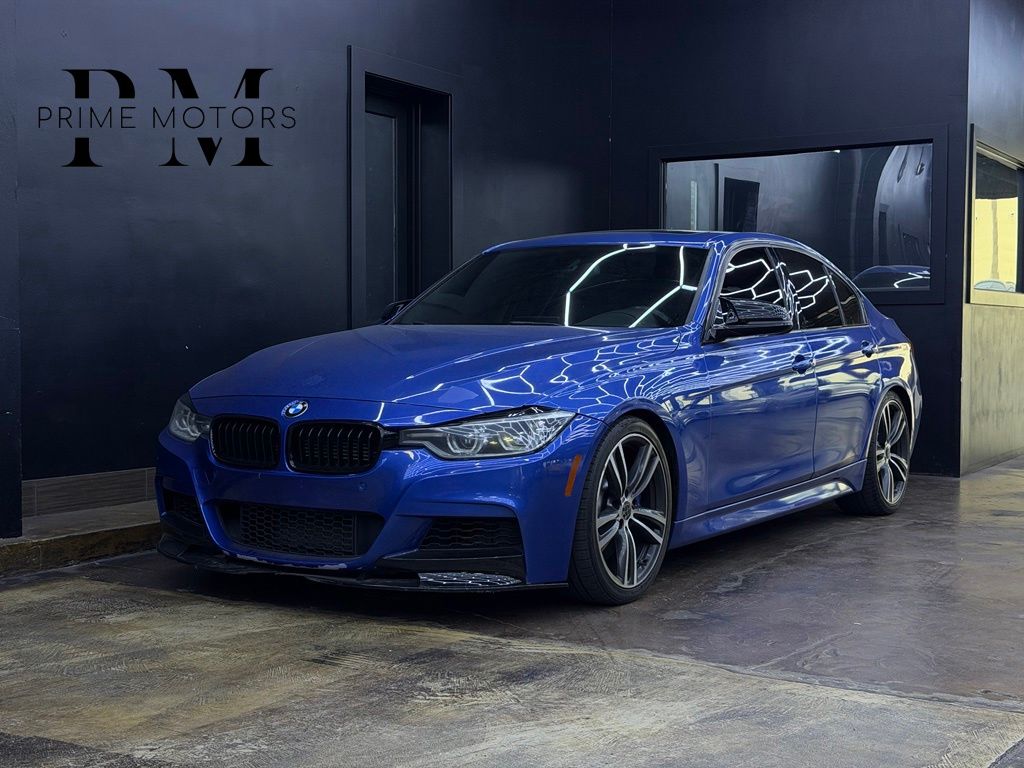 Estoril Blue Metallic 2017 BMW 3 Series Sedan Rear-Wheel Drive 8-Speed Automatic