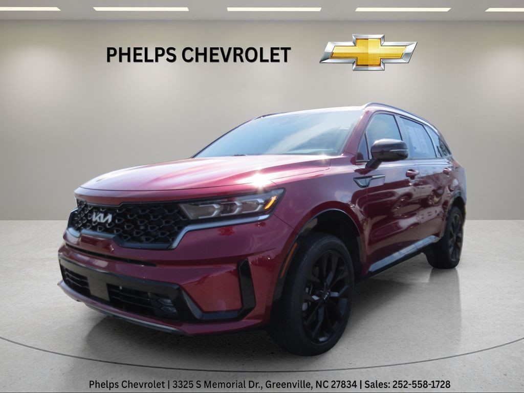 Passion Red Tintcoat 2023 Kia Sorento SUV / Crossover All-Wheel Drive 8-Speed Dual Clutch