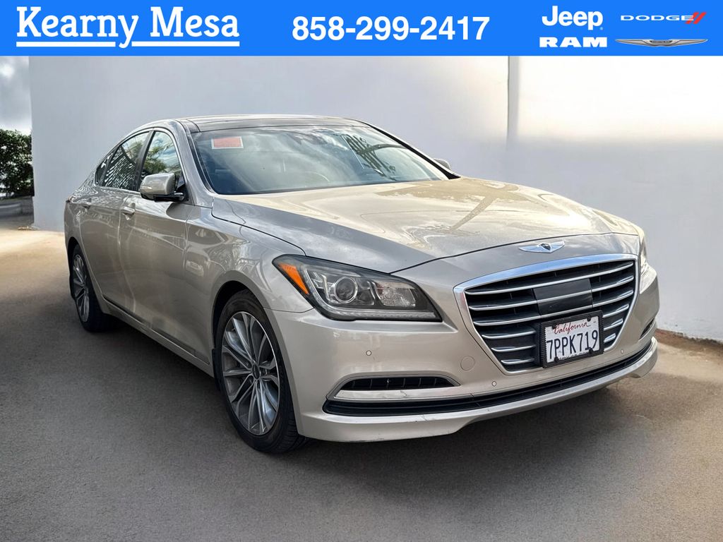 Brown (Marrakesh Beige) 2015 Hyundai Genesis Sedan 8-Speed Automatic