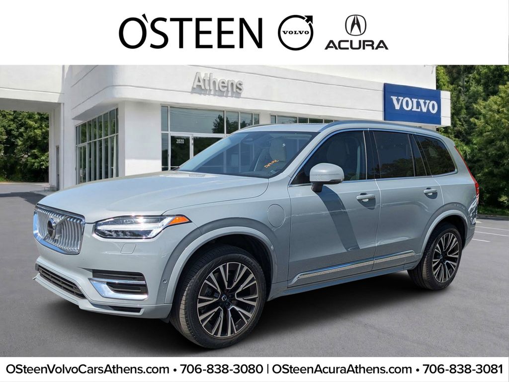Gray Metallic 2025 Volvo XC90 Recharge T8 Plus Bright Theme 6-Passenger eAWD SUV / Crossover All-Wheel Drive Automatic