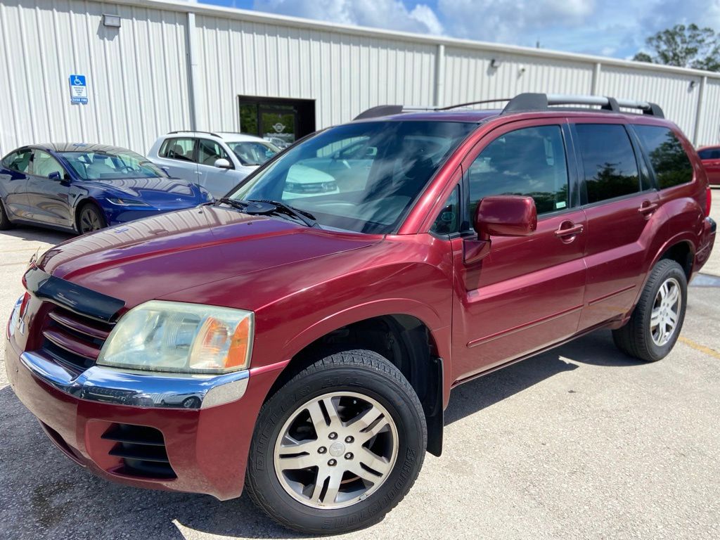 Red 2004 Mitsubishi Endeavor SUV / Crossover All-Wheel Drive 4-Speed Automatic Overdrive