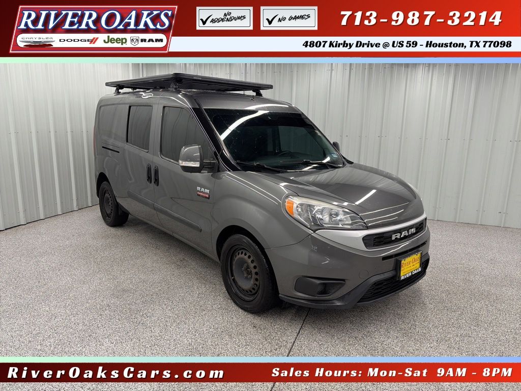 Gray Metallic 2019 RAM ProMaster City SLT Passenger Wagon FWD Van Front-Wheel Drive 9-Speed Automatic