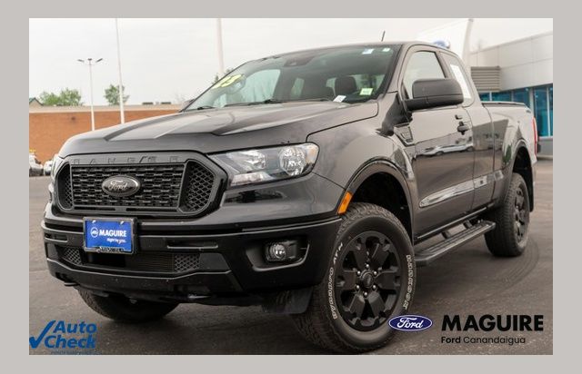 Shadow Black 2023 Ford Ranger Pickup Truck Four-Wheel Drive Automatic