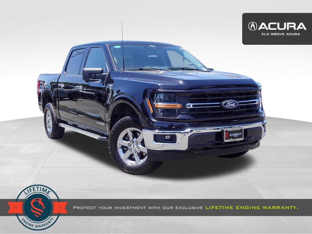 Agate Black Metallic 2024 Ford F-150 Pickup Truck Four-Wheel Drive Automatic