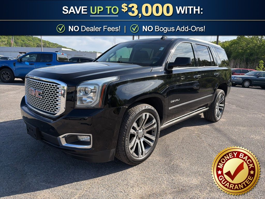 Onyx Black 2017 GMC Yukon Denali SUV / Crossover 4X2 8-Speed Automatic Overdrive